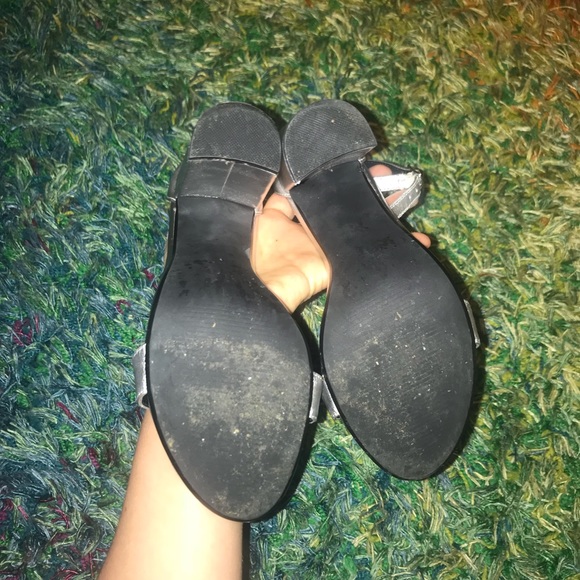 Steve Madden Carrson Sandals Silver - Picture 5 of 6